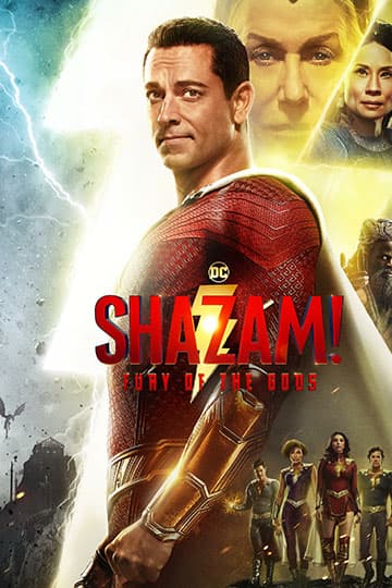 На фото постер фильма Шазам! Ярость богов (2023)