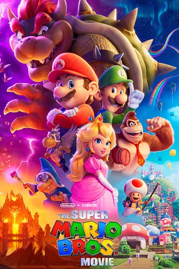 На фото постер фильма Братья Супер Марио в кино (2023)