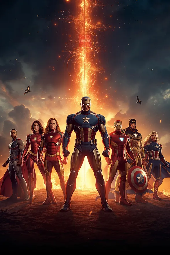 Хронология фильмов марвел - обложка